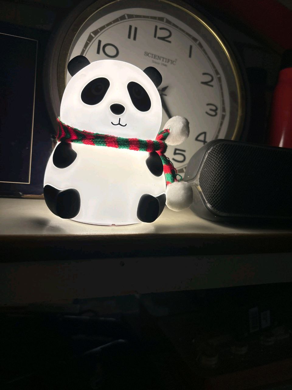 Cute Panda Night Touch Lamp for Kids – Soft Silicone, Rechargeable & Safe