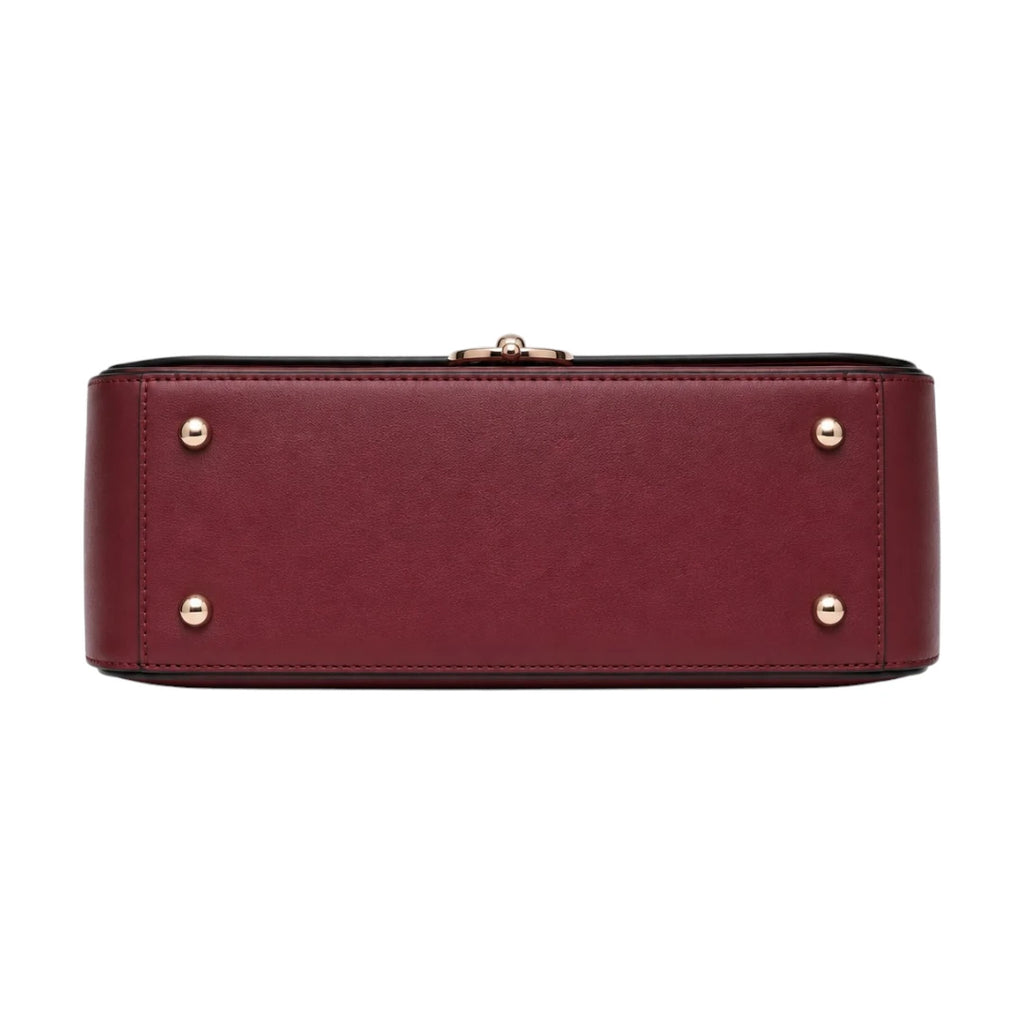 Vezora Maroon Faux leather Women’s Shoulder Bag