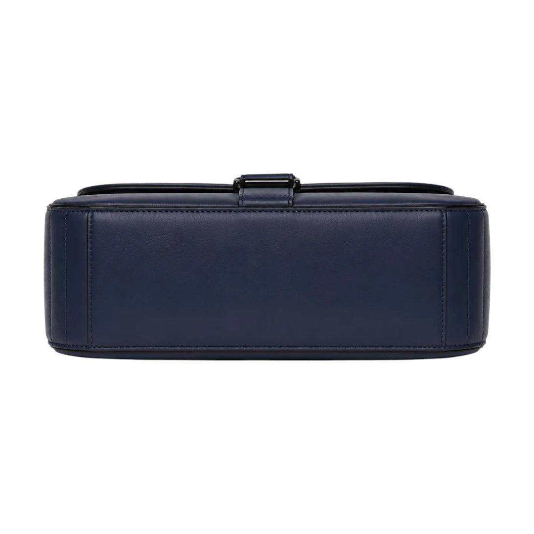 Vezora Navy Chain Women’s Shoulder Bag