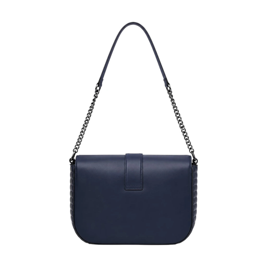 Vezora Navy Chain Women’s Shoulder Bag