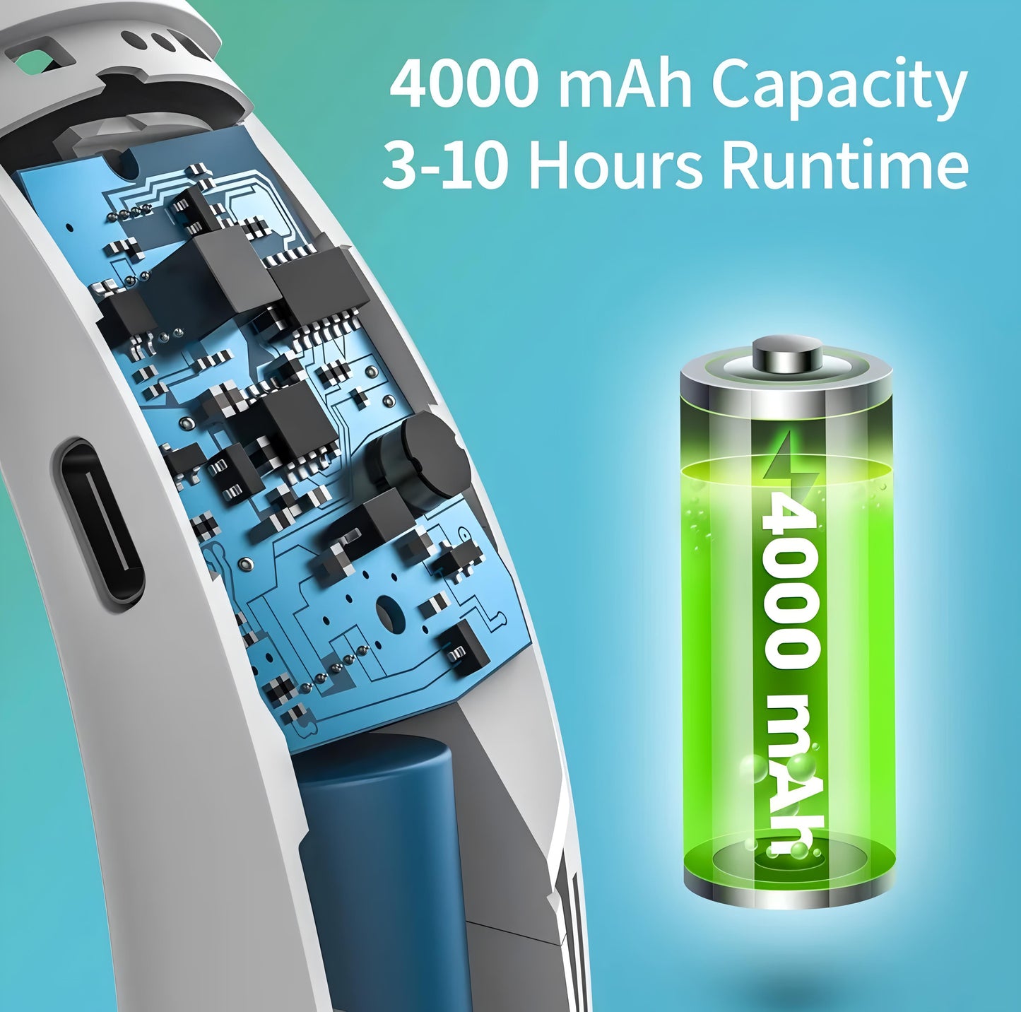 Portable Neck Fan | USB Rechargeable | Hands-Free Personal Cooler for Summer