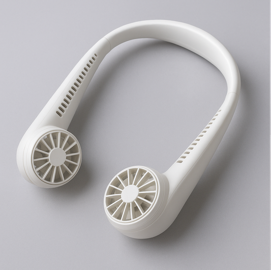 Portable Neck Fan | USB Rechargeable | Hands-Free Personal Cooler for Summer